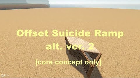Rust Bunker: Offset Suicide Ramp alt. ver. 2 [core concept only]