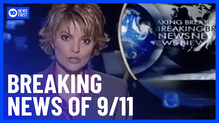 Watch Sandra Sully Break The News Of 9/11 To Australia | 10 News First