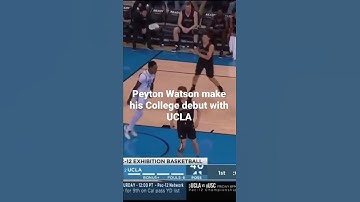 #shorts Payton Watson with his #College #basketball #Debut with a #nasty #dunk for #ucla