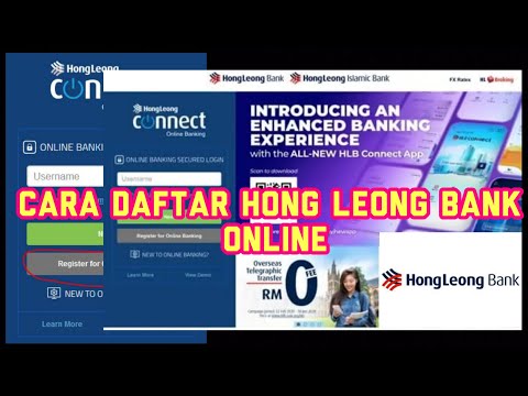 CARA DAFTAR  HONG LEONG BANK ONLINE