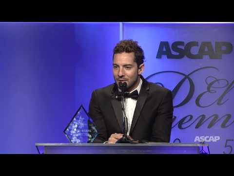 David Bisbal accepts the ASCAP Voice of Music Award