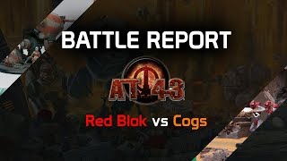Battle Report Extended: AT-43 | Cogs vs Red Blok | Denis vs Steffbert | DICED