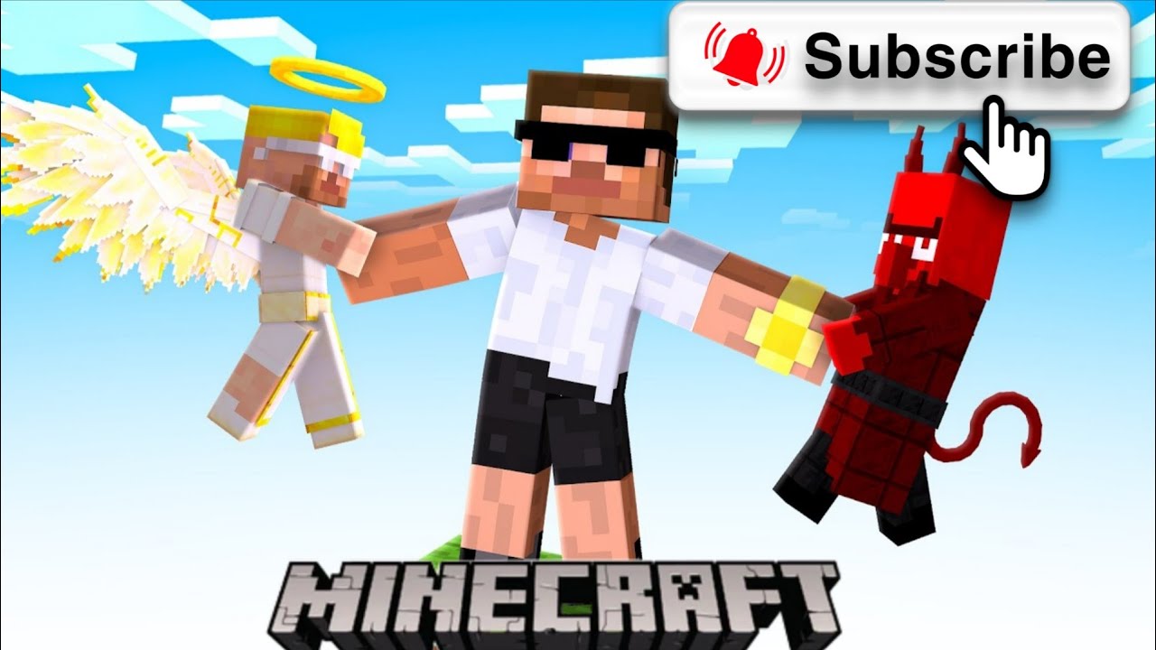 Minecraft One Block me Good vs Evil ka ultimate survival battle 😱⚔️