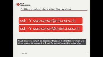Using the Cray XC30 Piz Daint, Themis Athanassiadou (CSCS)