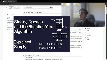 Stacks, Queues, and the Shunting Yard Algorithm Explained Simply