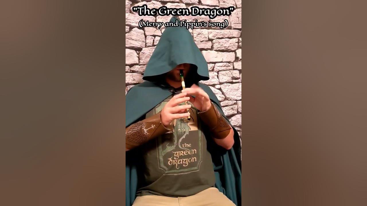 The Green Dragon- LOTR drinking song on tin whistle #lotr #lordoftherings