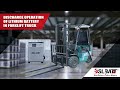 Bslbatt 48v200ah lithium battery how to discharge forklift battery