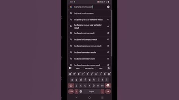 how to download Bundelkhand University previous semester examination result