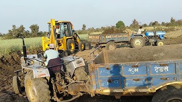 JCB 3DX Plus LC Machine New Big Home Column Box Foundation Dig and Loading Mud in Truck | Jcb video