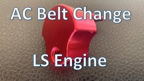 Stretch Fit AC Belt Change - 2010 Camaro SS