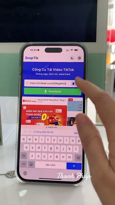 Snaptik App - Tải Video Tiktok (Douyin) Không Logo ID