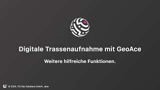 4. GeoAce - Weitere hilfreiche Funktionen