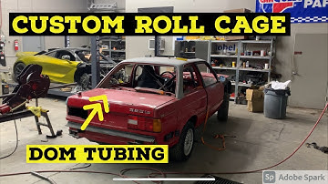 Building a roll cage for our BMW E30 M3 Conversion car! E30 Series Part 24.