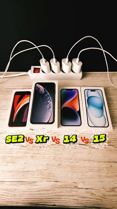 iPhone SE 2 VS Xr VS 14 VS 15 Power On Boot Speed Test Comparison Ultimate IOS