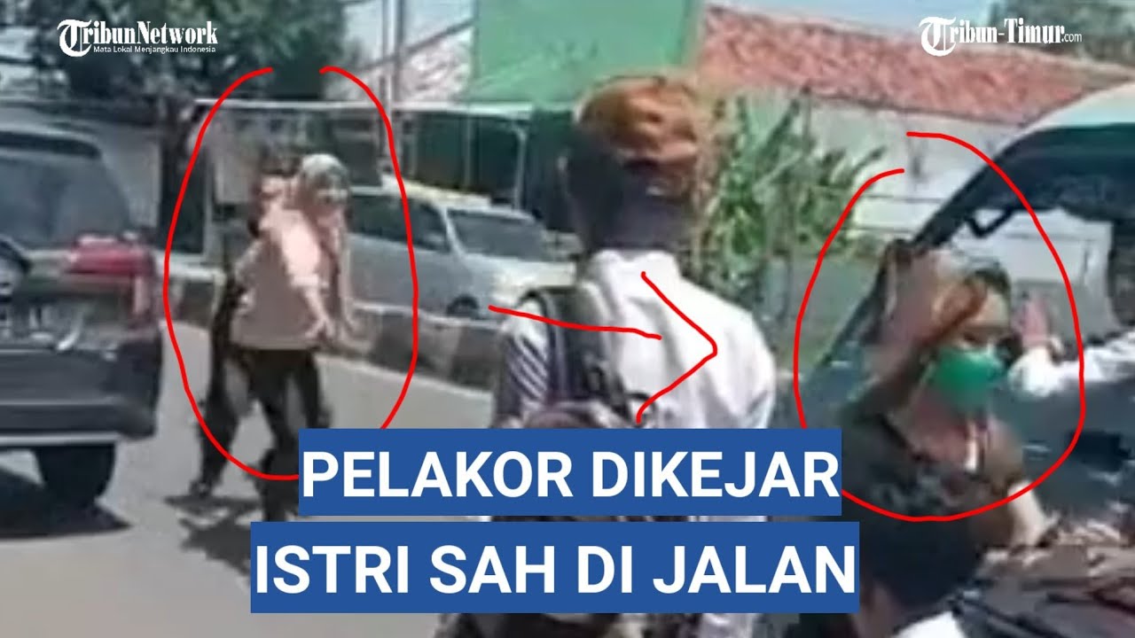Pelakor Viral di Cirebon, Wanita Rambut Pirang Dikejar Istri Sah, Netizen Sebut Mirip Layangan Putus