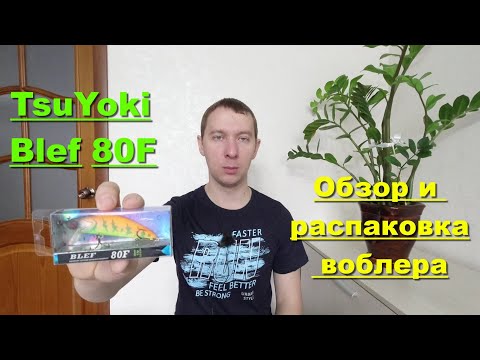 TsuYoki Blef 80F - обзор и распаковка воблера. Воблеры TsuYoki