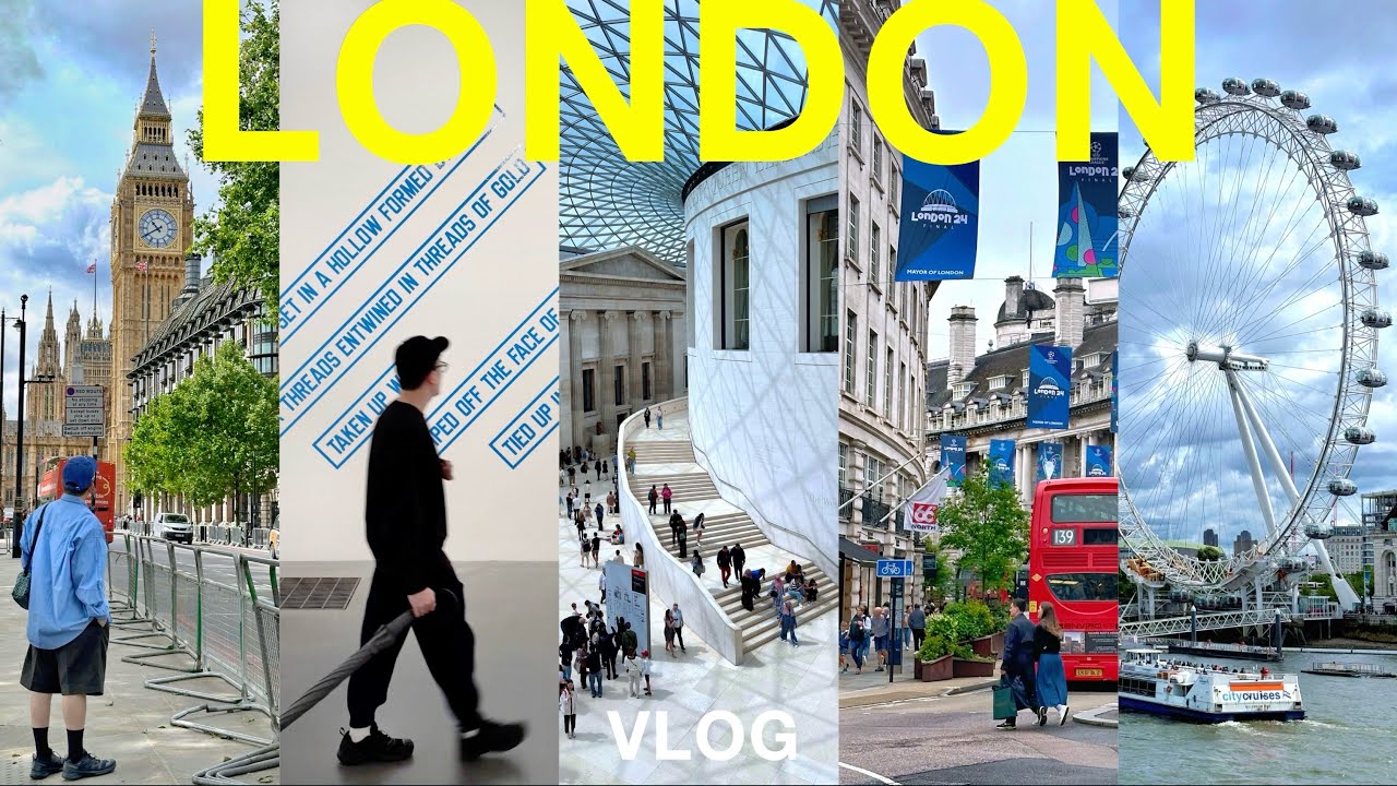 【London Vlog】ロンドン旅行 5泊7日 | 美術館、カフェ、買い物、街歩き | 10年ぶり | ビッグベン・テートモダン・大英博物館 | 30代男 | ep.1