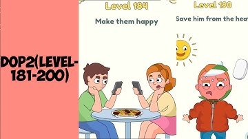 DOP2 (LEVEL-181-200) GAMEPLAY (DELETE ONE PART)|GAMING|DOP2|GAMING CHANNEL|