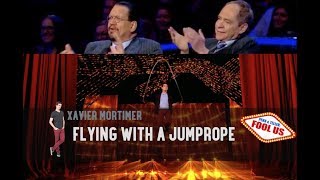 Xavier Mortimer's Jumprope Levitation | Penn & Teller Fool Us