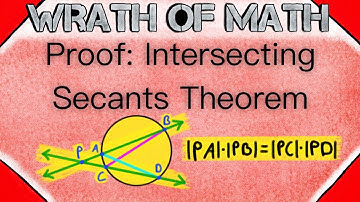 Proof: Intersecting Secants Theorem (Secants Intersecting Outside a Circle) | Geometry