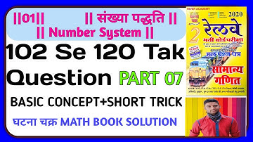 #7 Number System Ghatna Chakra Math by RIVER ACADEMY /Ghatna Chakra maths book 2020
