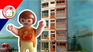 Playmobil filmpje Nederlands Hand  voet  en mondziekte  familie Huizer in het ziekenhuis