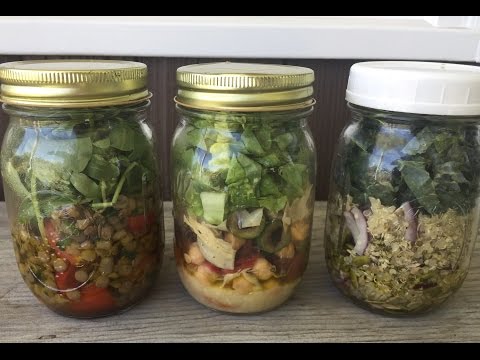 Three Easy To-Go Salads (gluten free, vegan, paleo)