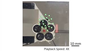Object surfing following a spiral trajectory