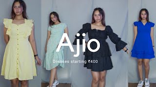 Ajio Summer Dress Haul - at Just 500/- | Cute, Trendy & Affordable Summer Dresses screenshot 4