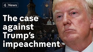 Trump’s lawyers launch impeachment defence