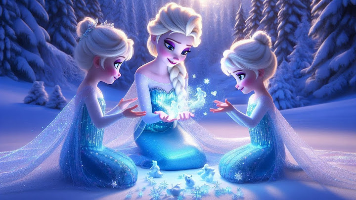 🆕🎶Elsa's Greatest Love Story: A Mother's Journey in Frozen❄️ Magic with Her Twins!