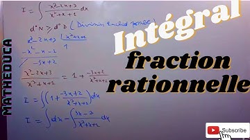 Intégration des fractions rationnelles : Exercice