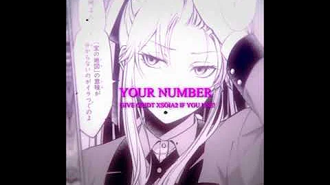 YOUR NUMBER AUDIO EDIT