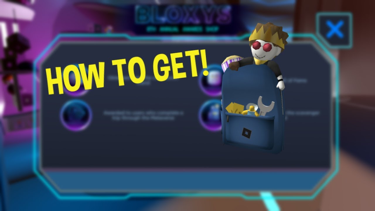 How to Get the Metaverse Explorer’s Backpack on ROBLOX [Bloxy Awards