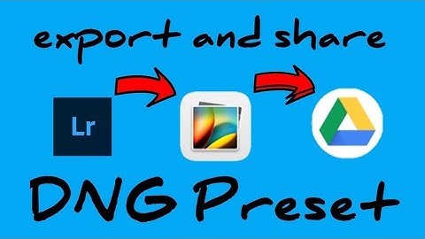 How to export and share (.xmp) DNG preset in Adobe Lightroom CC Mobile App