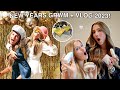 NEW YEARS EVE GRWM + VLOG 2023! *party outfit, hair, &amp; makeup*