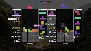 Cold Clear vs Zetris #9 - 4 PPS - TETR.IO AI vs AI