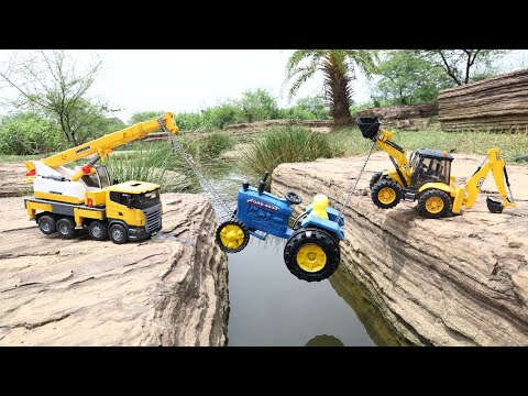 Ford Tractor Accident Biggest River Pulling Out JCB And Crane | Tipper Truck | Scania Truck | CS