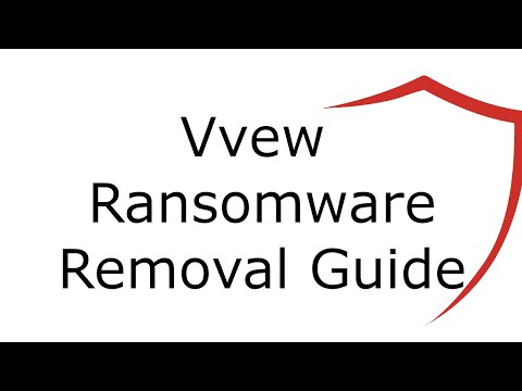 Vvew File Virus Ransomware [.vvew ] Removal and Decrypt .vvew Files