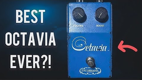 Vintage Tycobrahe Octavia Original 1970s Pedal Demo