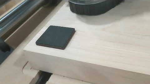 Cutting furniture grip pockets on the Onefinity CNC machine