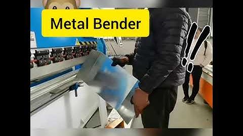 #Steel Bender Press Brake Hydraulic Sheet Metal Bending Machine