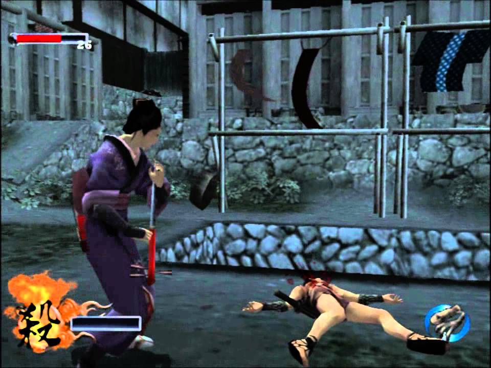 Tenchu: Kurenai - Shimatsuya Woman in action - YouTube