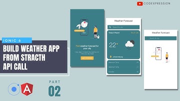 Build WEATHER App API |  PART 2 | SearchBar | IONIC 6 | ANGULAR 9