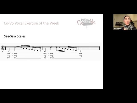 Co-Vo Vocal Exercise of the Week #11 | See-Saw Scales | Nov. 12, 2023