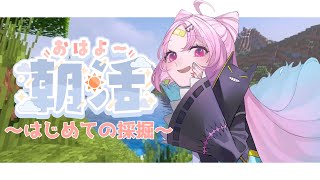 【Minecraft 】～～あぷ鯖でるるぶ見ながらはじめての採掘をしてみる～～【 #ぶいぱい/彩歌すいれん 】
