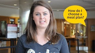 Boiler Buzz: How do I choose a meal plan?