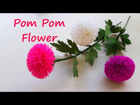 Hướng dẫn làm hoa Cúc Ping Pong bằng giấy nhún | Góc nhỏ Handmade | Foci