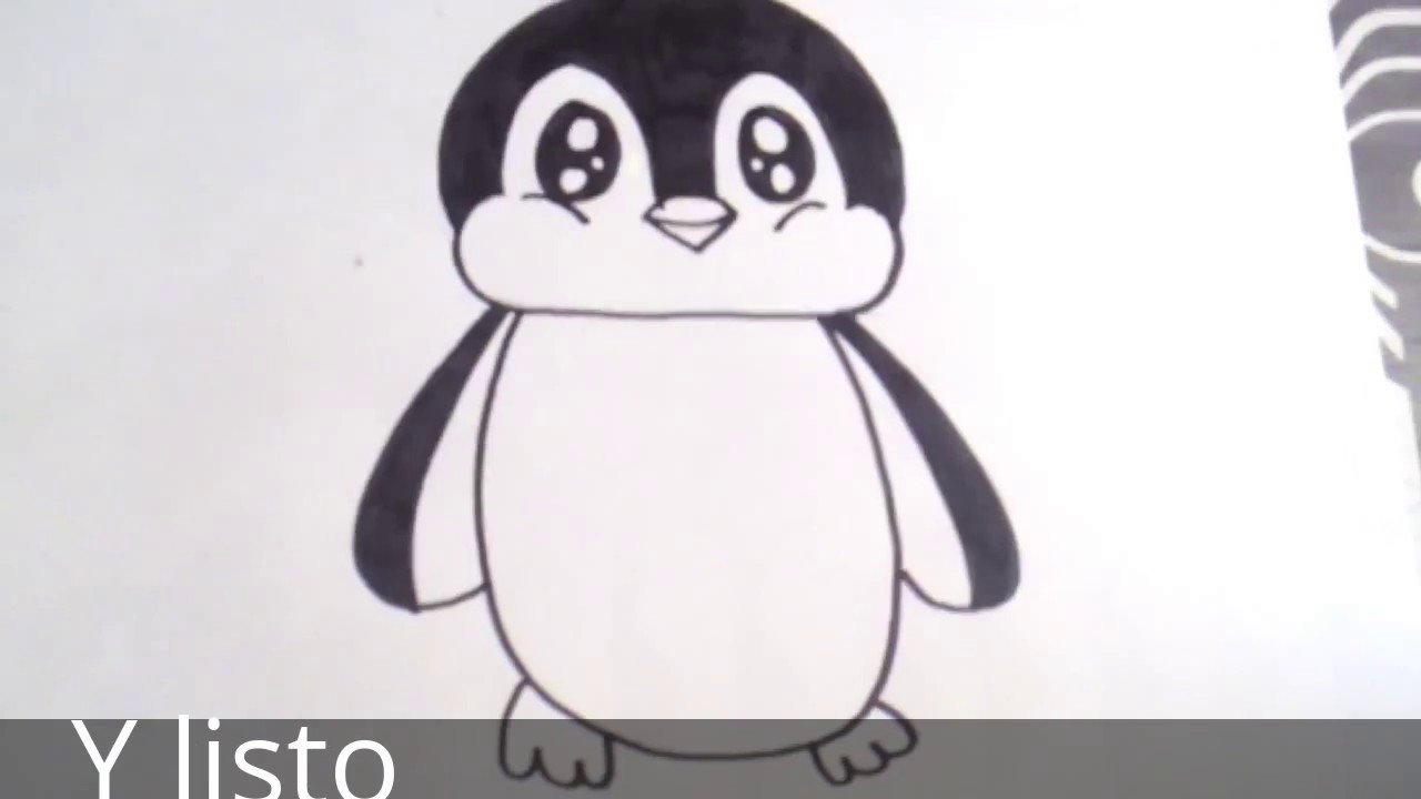 Pinguinos para dibujar