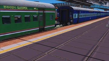ICF ARMY Coach Coupling ICF Blue Coach | BUMPY RAILROAD | Train Simulator | Railworks 3 | ATG GAMERZ